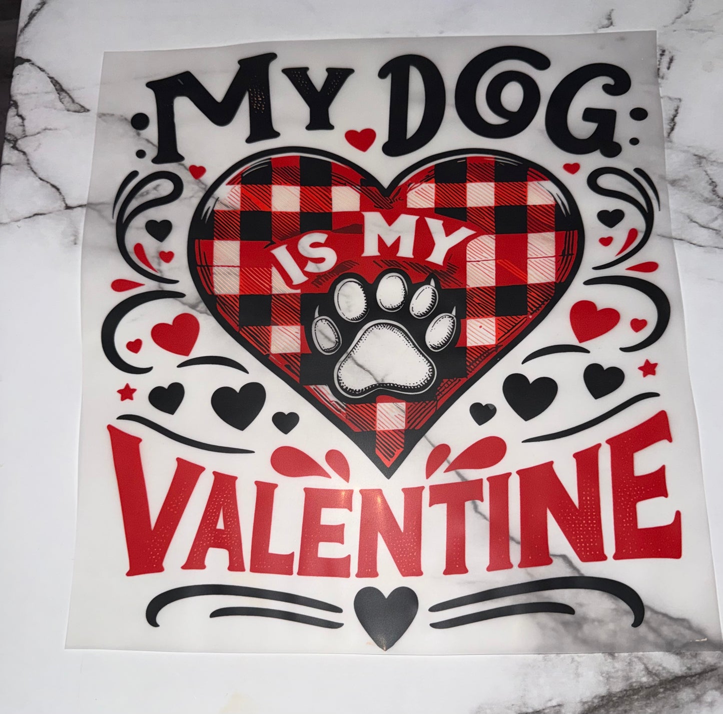 My dog is my valentine