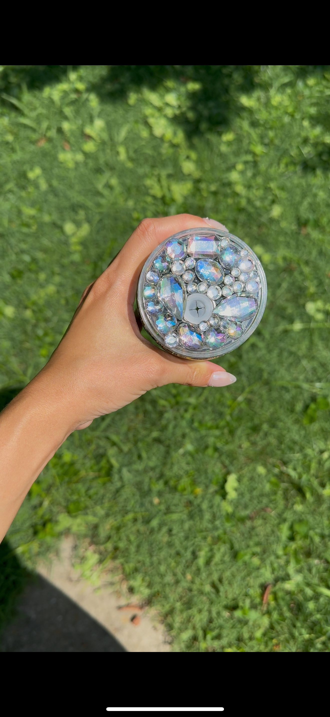 16 oz Shrek Cup with Bedazzled Lid