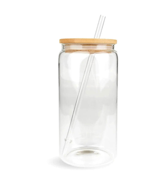 16 oz Glass Can Single Wall