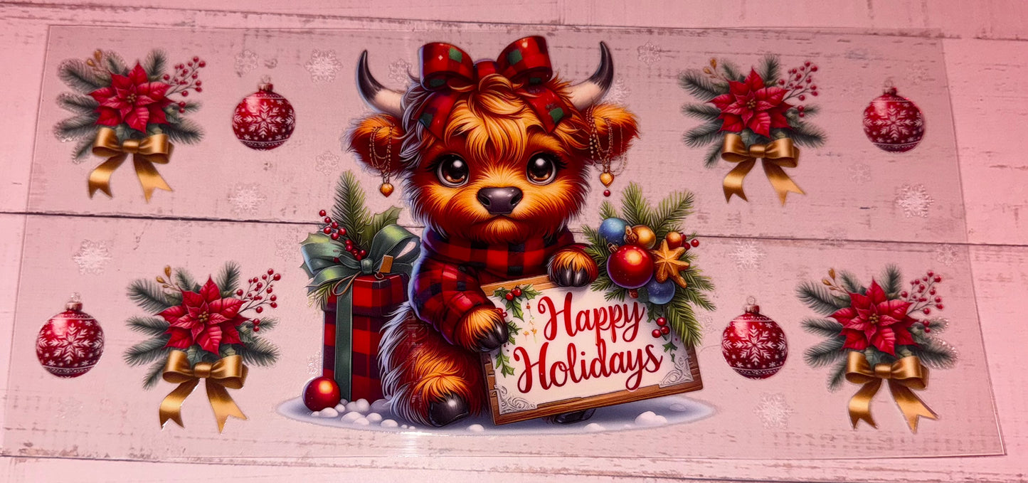 Happy Holiday Cow #202