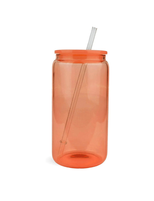 16 oz Orange Glass