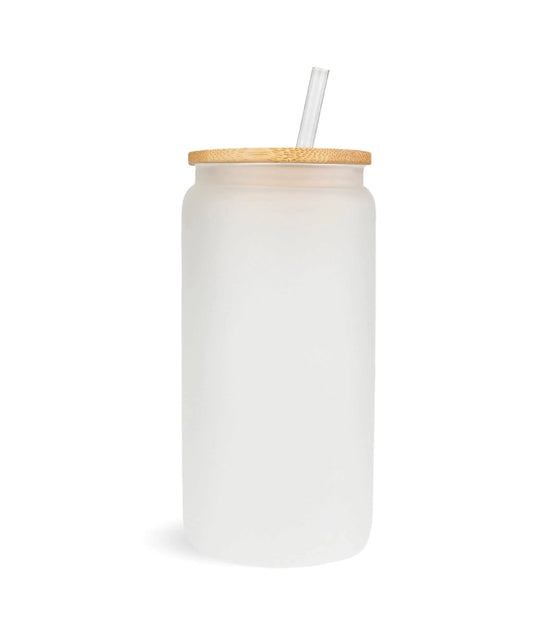 16 oz Frosted Glass Single Wall
