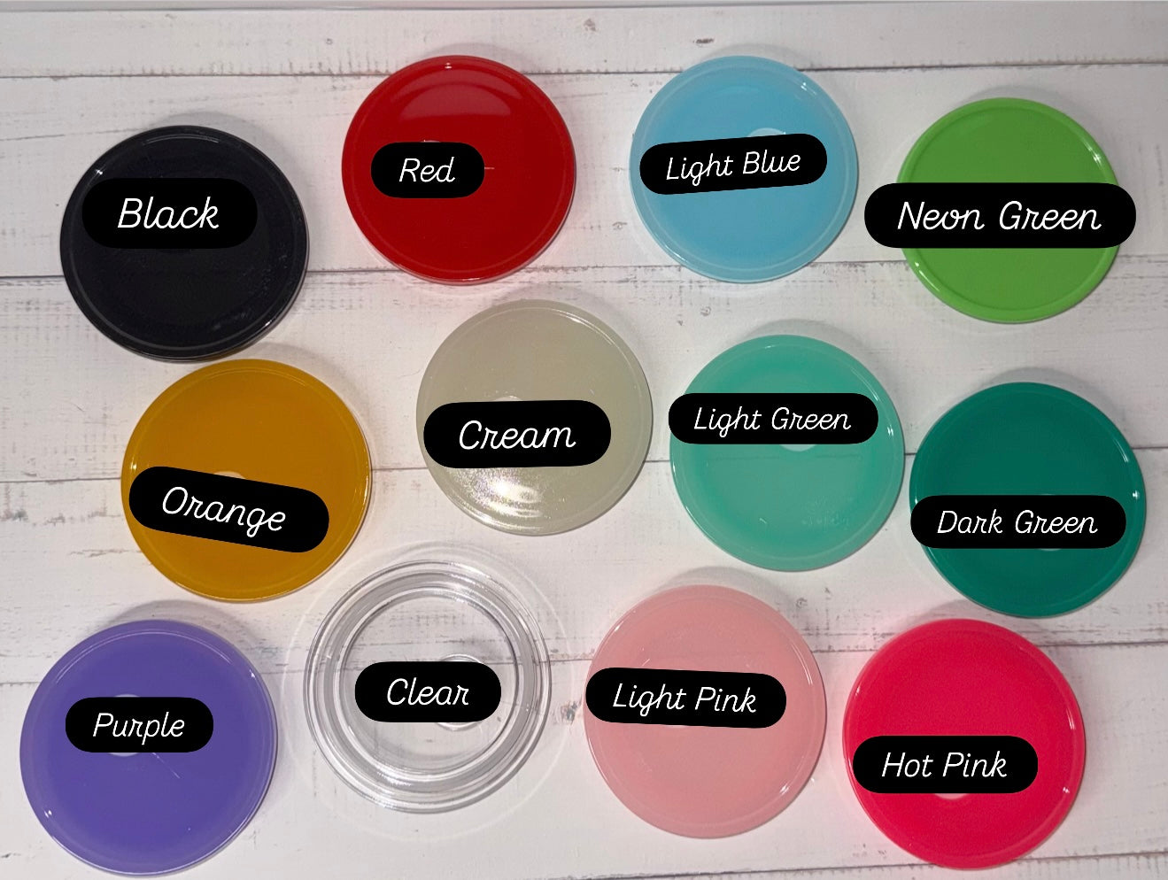 Colored Lids