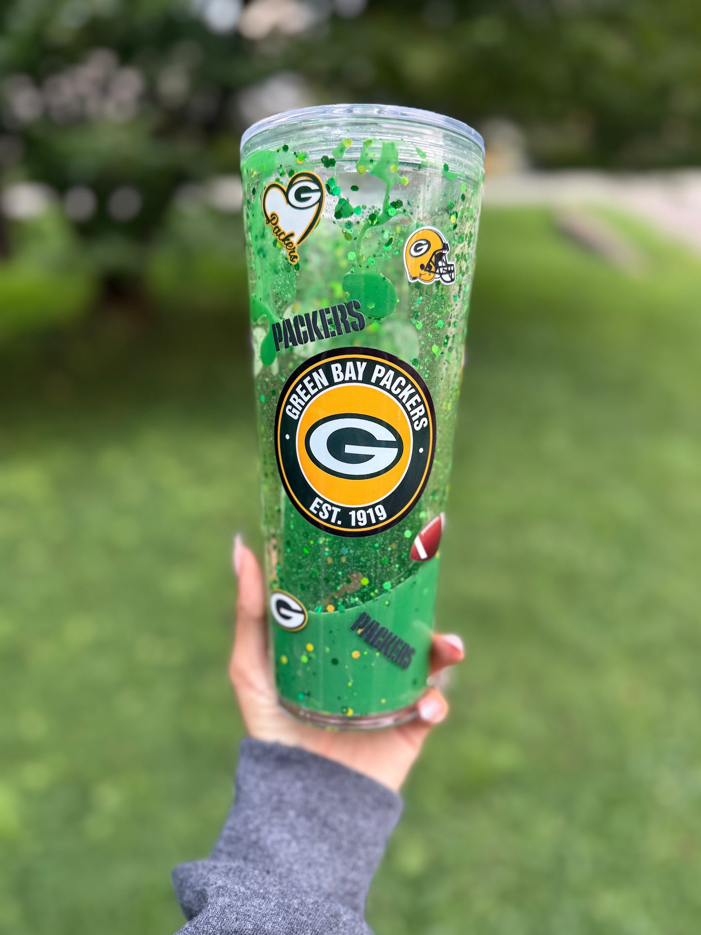 24 oz Packers Lava Cup