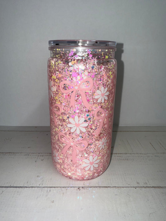 16 oz Acrylic Glitter